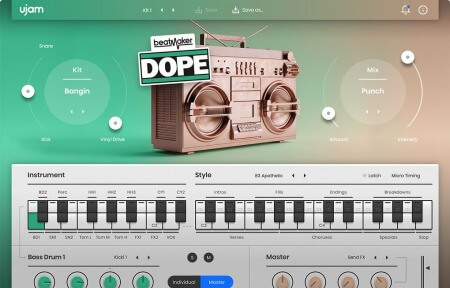 uJAM beatMaker DOPE v2.1.0 READ NFO / v2.1.2 + LiBRARY WiN MacOSX